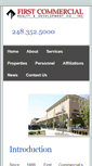 Mobile Screenshot of firstcommercial.net