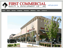 Tablet Screenshot of firstcommercial.net